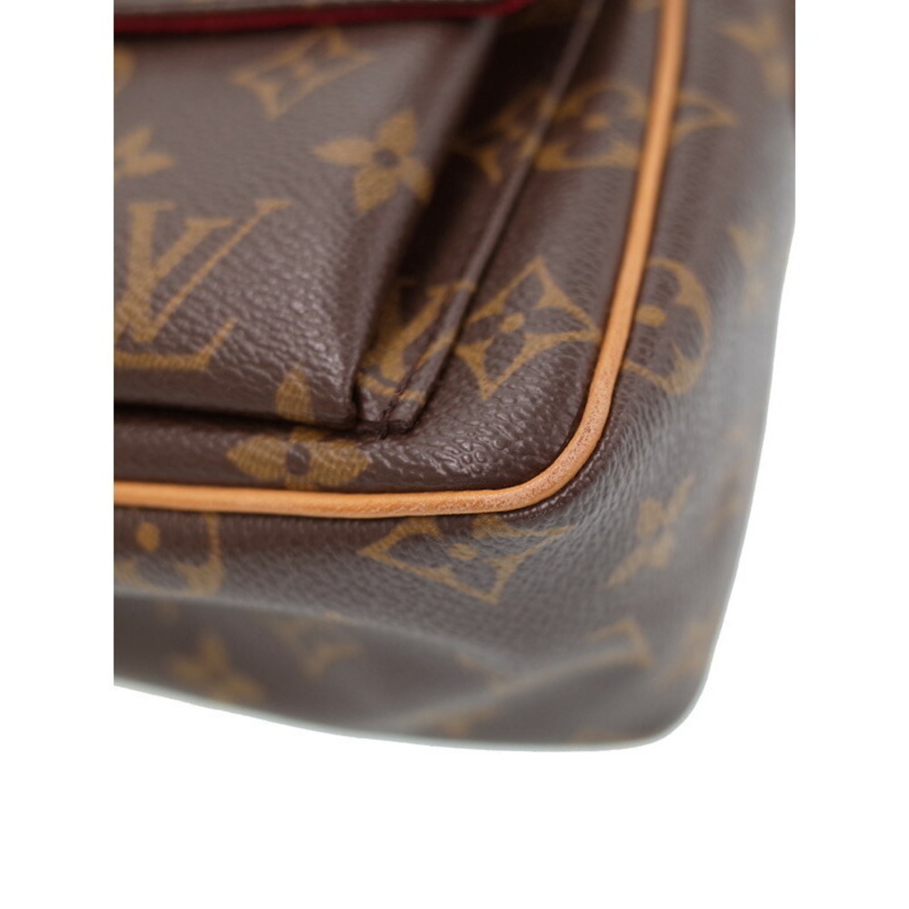 Louis Vuitton Viva Brown Monogram Shoulder Bag Cite Leather - Picture 4 of 8
